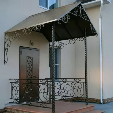 Изготовление решетки, перила, козырьки, навесы — 6/7