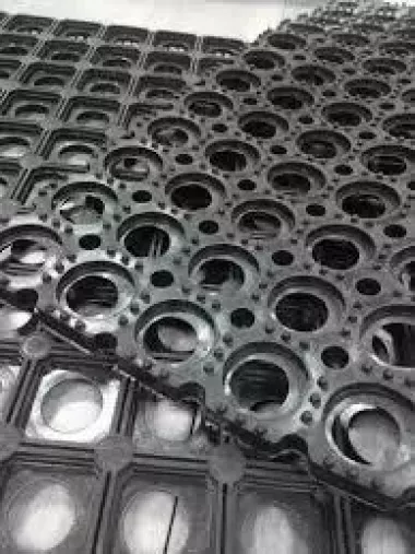 грязезащитный резиновый коврик ячеистой структуры — 3/8