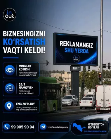 Led ekranlarda reklama
