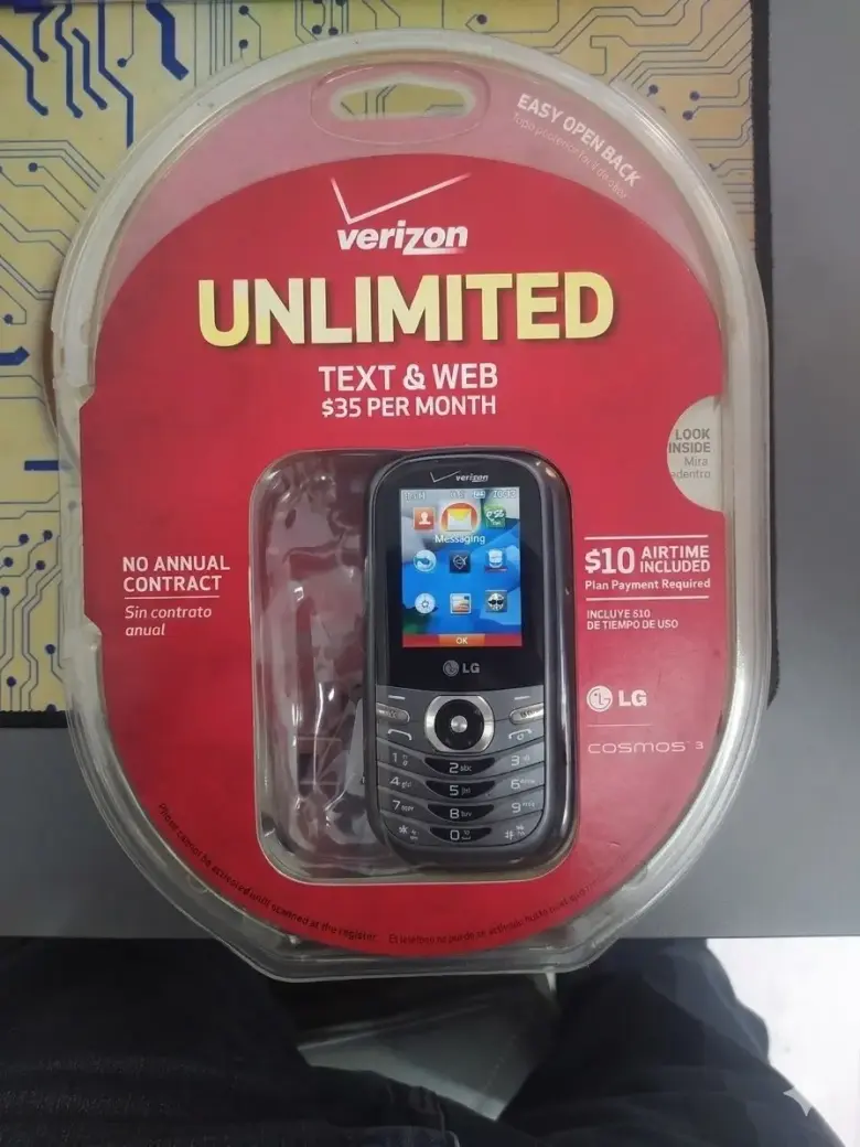 LG cosmos 3 CDMA perfectum кнопочный телефон — 1/1