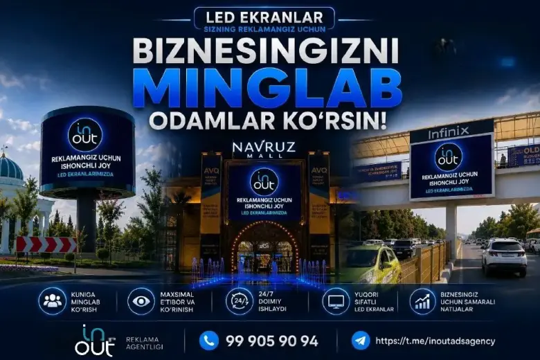 Led ekranga reklama joylash — 1/1