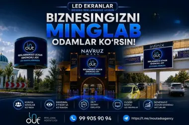 Led ekranga reklama joylash