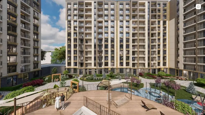 1-комн. NRG Jomiy (41 м²). 5 этаж. Рассрочка/Ипотека. Центр Джами! — 4/5