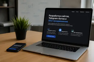 Разработка сайтов, Telegram-ботов и SEO-продвижение