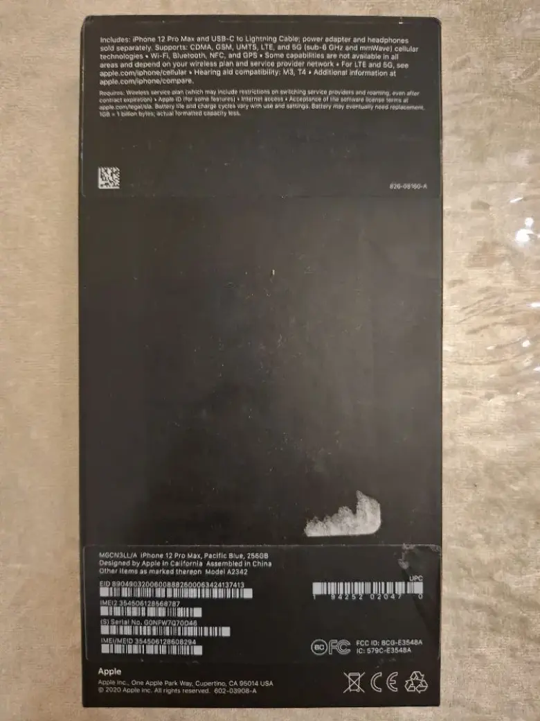 IPhone 12 Pro Max 256GB Pacific Blue | Face ID | Коробка | Original — 6/6