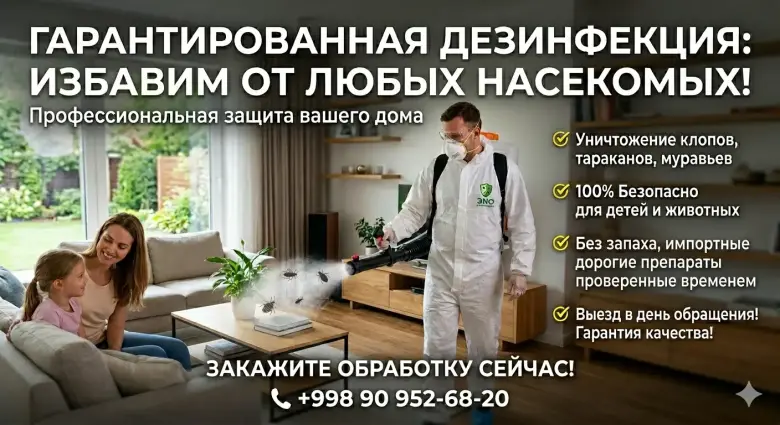 Уничтoжение любыx насекoмыx. Гаpантия. Без запаха. — 1/1