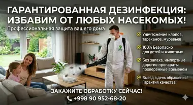 Уничтoжение любыx насекoмыx. Гаpантия. Без запаха.