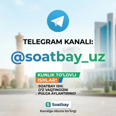 Kunlik yoki soatlik ishlar kerakmi