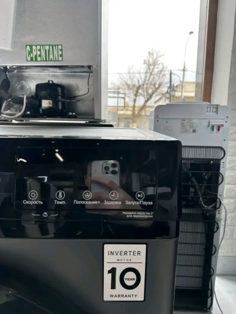 Стиральная машина AIWA 10 кг паравой стирка инвертор мотор — 4/6