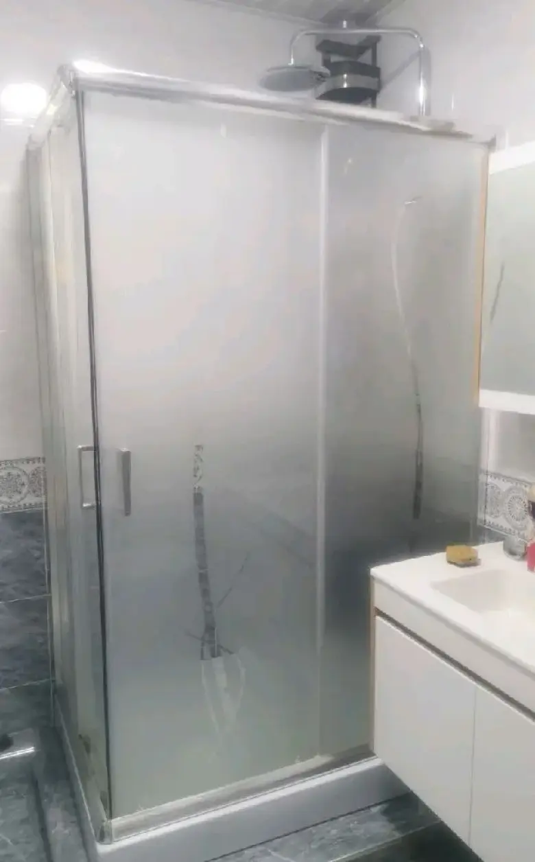 Душевой поддон со стеклом 120×80см — 1/2