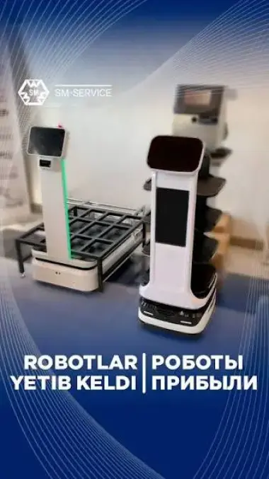 Автономные роботы для складов, производств, ресторанов и отелей.