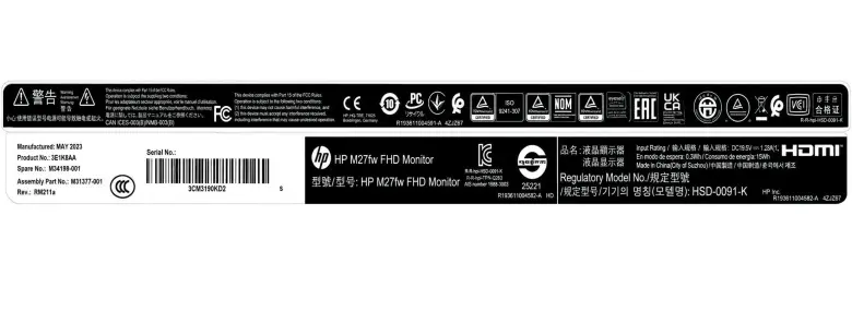 Продается HP M27fw FHD Monitor — 5/5
