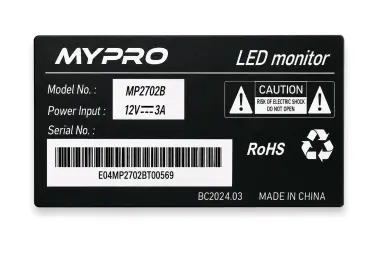 Продается монитор MYPRO MP2702B — 2/5