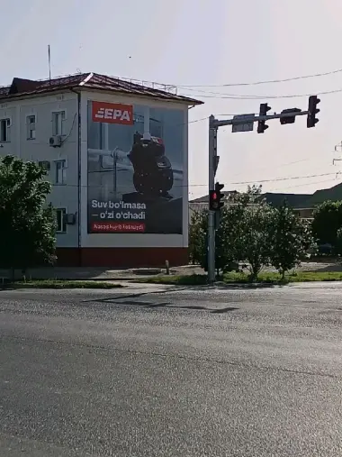 Brendmaurerlarda reklama, brendmaurer, реклама на брендмаурер, tashqi reklama