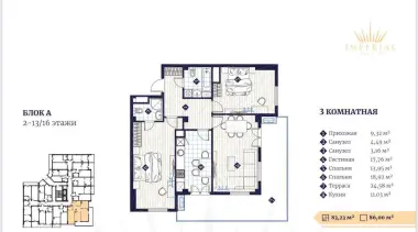 Продается собственная квартира в ЖК IMPERIAL CLUB