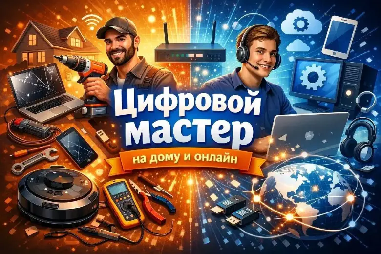 Цифровая помощь с выездом и онлайн — 1/1