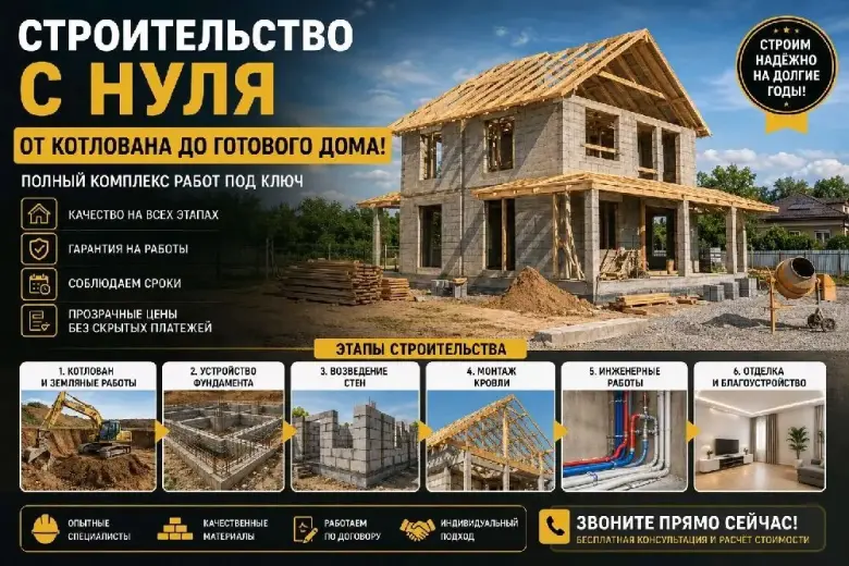 Строительство с нуля под ключ — 1/1