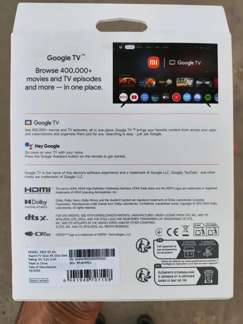 Mi TV Stick 4K 2-го поколения версия продаётся новая запечатанная с гарантией приставка — 2/2