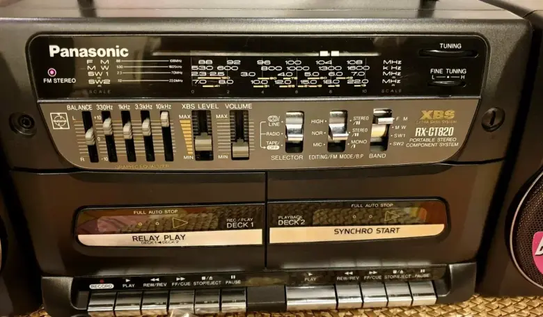 Кассетная магнитола Panasonic RX-CT820 (Япония) — 6/8