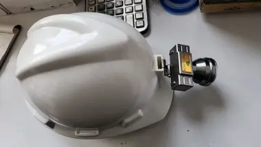 Каска защитная шахтёрская А́АА класс с фонариком — 4/10