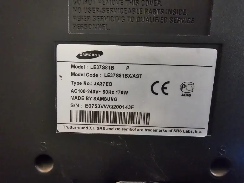 ЖК-телевизор Samsung LE37S81B — 2/4