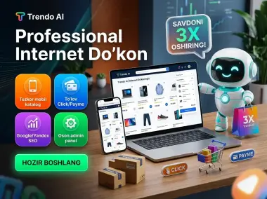 Internet do'kon va katalog sayt ochish | Savdo