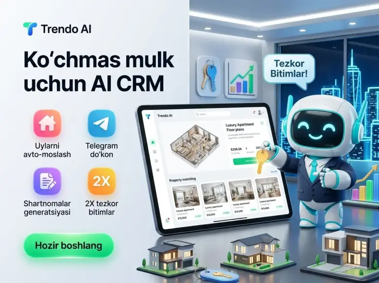 CRM и ИИ-помощник для риелторов и агентств недвижимости — 1/1