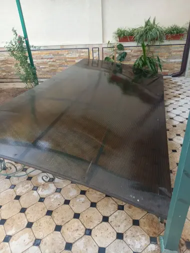 Продаю готовый навес изготовленный из профиле и лексана — 4/8