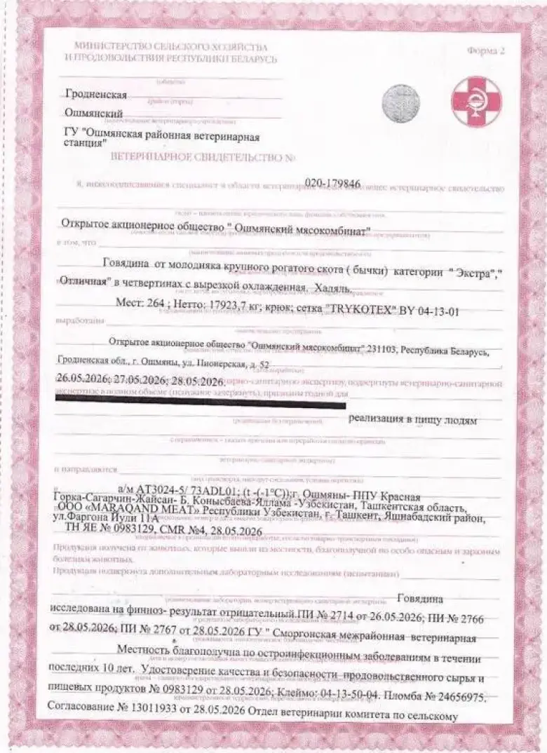 Продается охлажденное мясо говядина бычки 1 категории экстра из белоруссии с первых рук — 4/4