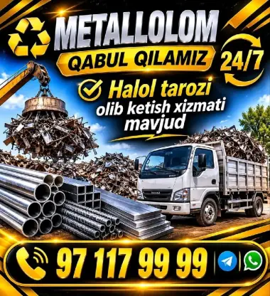 Metalom Tashkent Toshkent Metallolom Qabul Qilish (Metallom Olamiz) · 2. Toshken