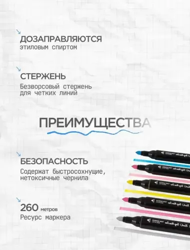 Маркеры 204 шт — 3/6