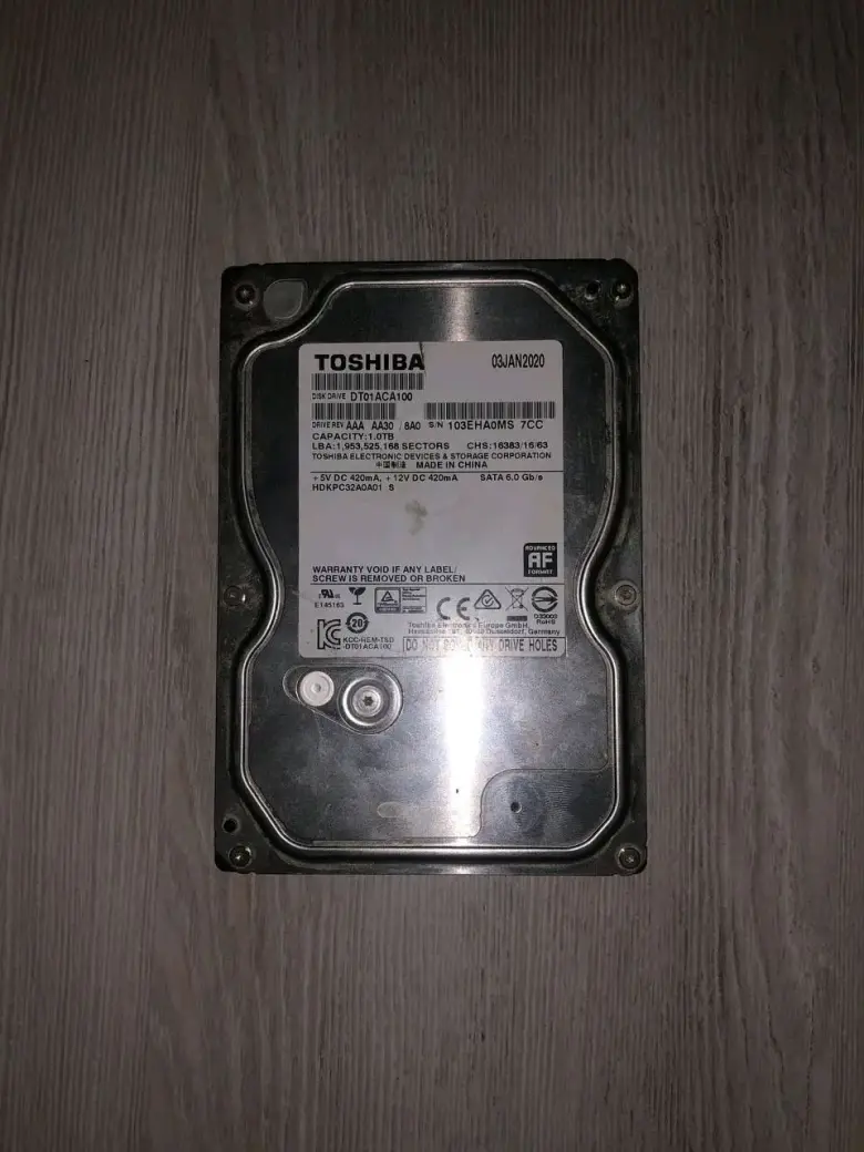 HDD 1 ТБ (1000 ГБ) — 1/2