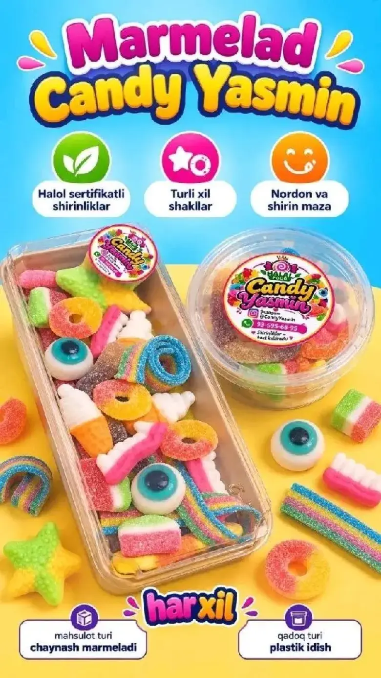Candy Assorti: Ширинлик ва байрам бир қадоқда! Шаклдор марме — 1/3