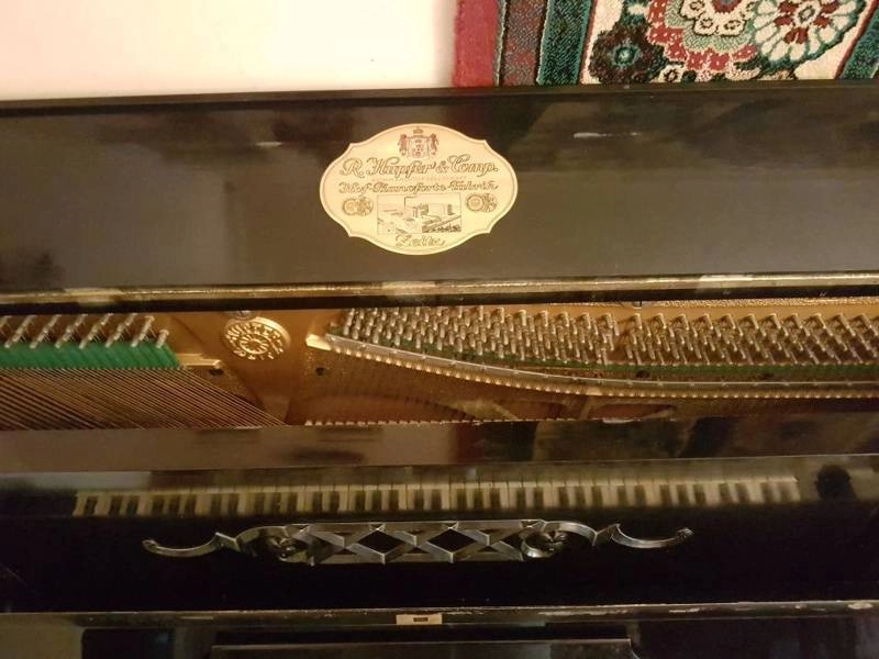 Hupfer, albert fabian, bernburg. раритетное немецкое пианино